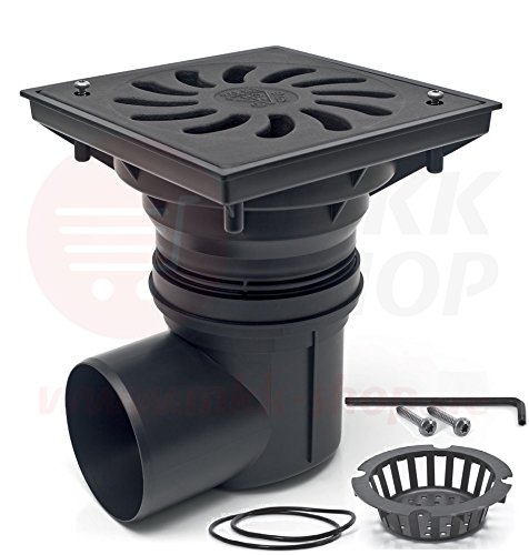 Kanalisations ABS Kunststoff Ablauf Hof Haus Garage Carport Keller