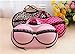 Yonger Underwear Lingerie Bra Case Storage Travel Bag Lingerie Bag for Silica gel Bra Pink