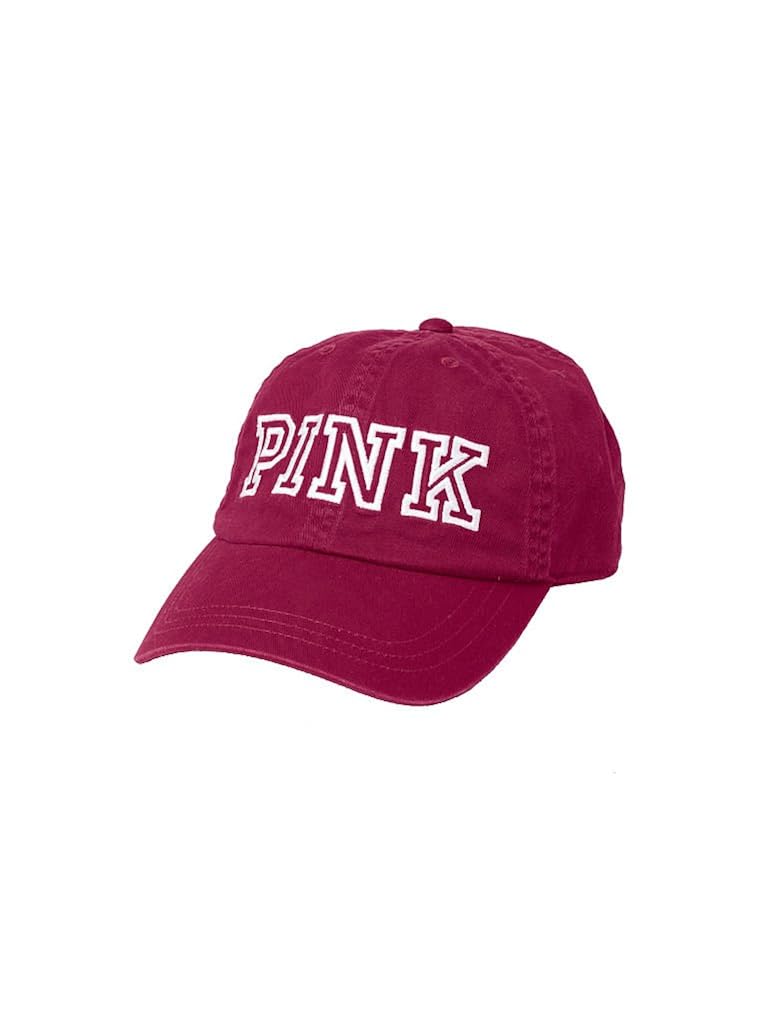 Victoria S Secret Pink Women S Baseball Hat Raspberry Wine At