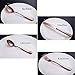 Flatware Set, Magicpro Modern Royal 24-Pieces Rose gold Stainless Steel Flatware for Wedding Festival Christmas Party, Service For 6