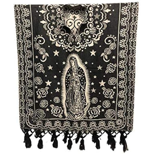 Amazon.com: Del Mex Authentic Mexican Poncho Cobija Blanket
