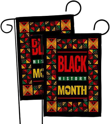 African American History Month Garden Flag - 2pcs Pack Support Cause BLM Anti R…