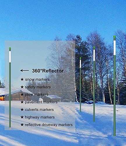 1 FiberMarker+Reflective+Driveway+Visibility+Diameter