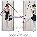 SYNERGYM Yoga Stretching Strap with Loops + Door Flexibility & Leg Stretcher, FREE 2 eBooks & Video Exercises For Dance,Cheer, Gymnastics, Ballet, Physical Therapy, Pilates
