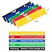 ZELUS Exercise Resistance Loop Bands - Set of 5 – Exercise Workout Bands for Daily Workout, Pilates, Yoga, Rehab & Physical Therapy with Carry Bag