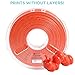 Polymaker PolySmooth PVB Filament 1.75mm 3D Printer Filament Coral Red 750g Spool - Print Like PLA Filament 1.75, Easy Smoothable Post Process with IPA Alcohol, Work with Polysher Polymaker