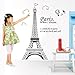 Urparcel Removable Romantic Art Paris Wall Sticker Decal Decoration Decor Home Kitchen