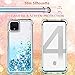 GPNP Google Pixel 4 XL Case, Gradient Floating Quicksand Four Reinforced Corners TPU Bumper Cushion Protective Shockproof Phone Cover Google Pixel 4XL Case for Girls Women,Teal