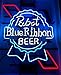 Pabst Blue Ribbon Beer Neon Signs Pub Display Neon Light Signs Real Glass Tube Bar Pub Game Room Decoration Handicrafted BeerSuper Bright 19x15 THE FASTEST