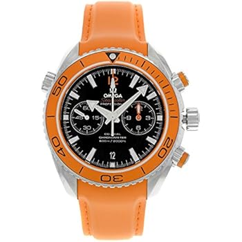 Amazon.com: Omega Planet Ocean Chronograph Orange Rubber ...