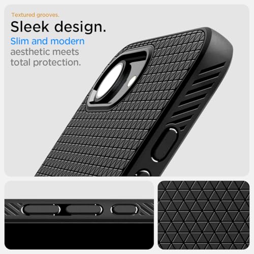 Spigen Liquid Air designed for iPhone 17e case (2026) / iPhone 16e cover - Matte Black | Military-Grade Protection