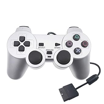 Altsommer Transparenter PS2 Controller Ersatz Joystick für Sony Playstation 2 - Classic Retro Nostalgische Mini Karte Hand Sp