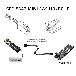 NFHK Internal Mini SAS HD SFF-8643 to Mini SAS High