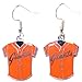 MLB Officially Licensed San Francisco Giants Jersey Style Dangle Earrings