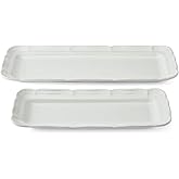 Mikasa French Countryside Bread Tray Serving Platters, Set of 2, 12 Inch and 15 Inch