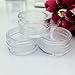 50Pcs Portable Travel Cosmetic Sample Containers 5 Gram Plastic Pot Jars