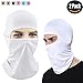 LEAGY Sunguard UPF 50+ Uniquely Versatile It Can Be Worn in up 6 Different Ways Protection, Comfort & Fun. Multi-Functional Headwear, Multi-Purpose Sports Balaclava (Style2 - Light Gray)