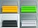 Fairbridge Acrylic Display Case/Box 3 Step Perspex Dust Proof Show Toy Figures and Vinylmation (Green)