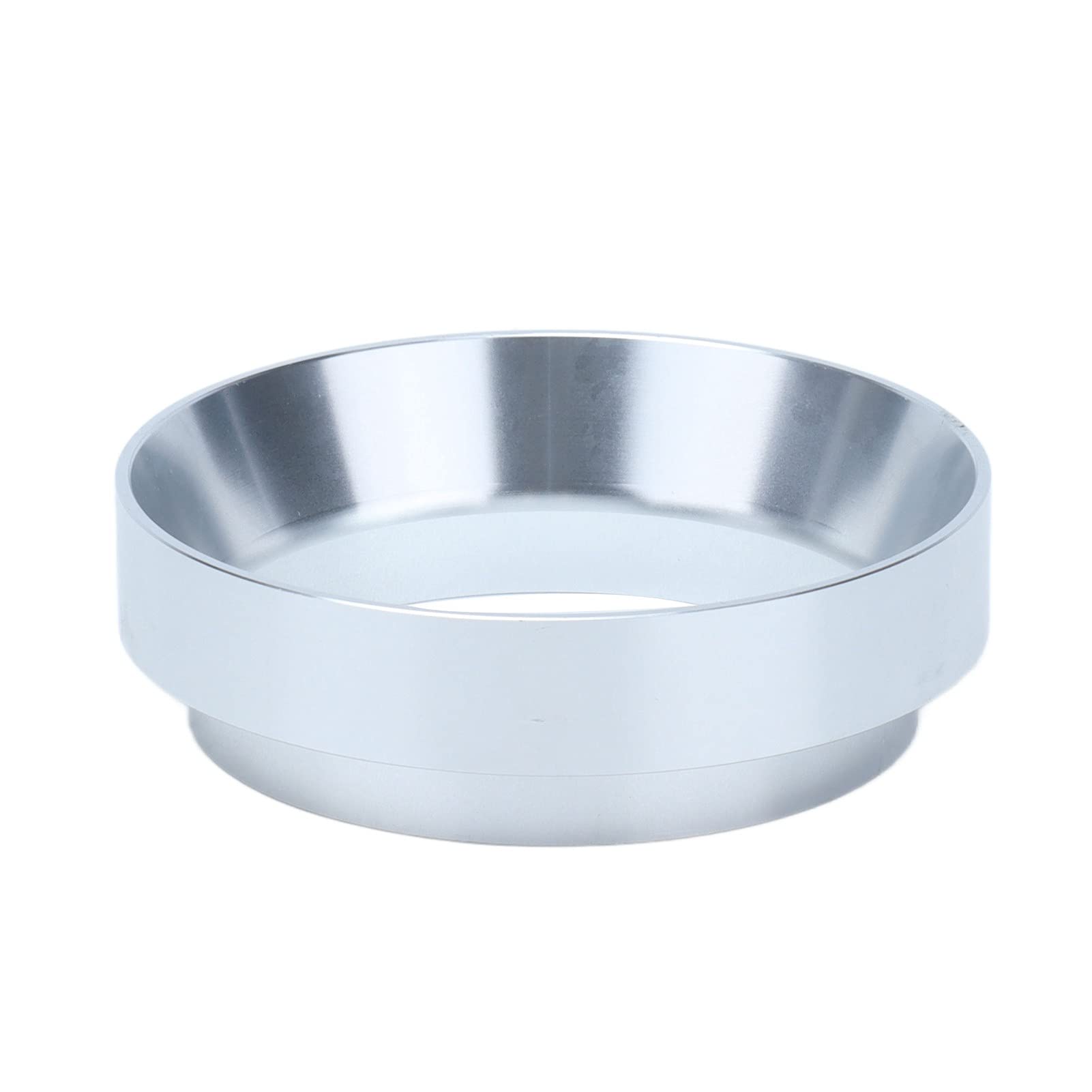 Photo 1 of Universal Coffee Dosing,Aluminum Alloy Magnetic Coffee Portafilter Dose Funnel Accessory(Silver 58mm)