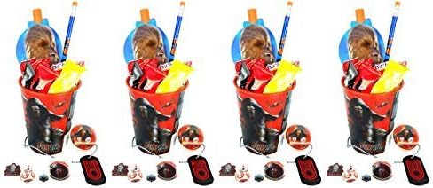 Star wars party favor deluxe kit (4 pack with 16 pieces each)