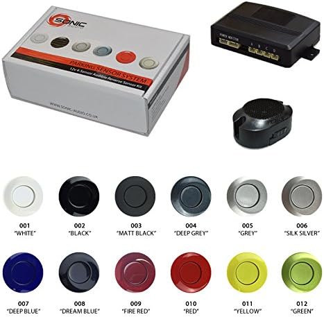 Sonic Audio VS-4 - Parking/Reversing Sensor Kit with Alarm/Buzzer - Painted Colour Options - 3 Year Warranty (007 - Deep Blue)