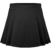 SPFASZEIV Tennis Skirt Girls Pleated Golf Skirt with Shorts Pockets Toddler Kids Athletic Skort 4-15 Years