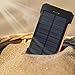Solar Charger 10000mAh, Laniakea Waterproof Solar Power Bank Dual USB Solar Battery Phone Charger with Carabiner LED Lights for iPhone iPod Samsung HTC Nexus, Tablet and Android Phones(Orange)