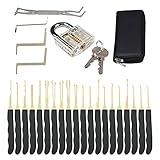 Clear Lock Kit, Maintenance Kit (Set of 24), Hand Tools Set, Gifts for Men