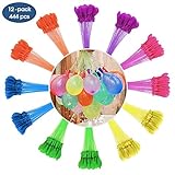 MAOXIAN Water Balloons for Kids Girls Boys Balloons Set Party Games Qu Water Balloons for Kids Girls Boys Balloons Set Party Games Quick Fill Water Balloons (444 Pack) Swimming Pool Outdoor Summer Fun