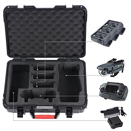 Hard Carrying Case for DJI Mavic Pro/DJI Mavic Pro Platinum -Waterproof Storage Suitcase（Not for Mavic 2 pro/Mavic 2 Zoom)