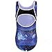 TFJH E Leotard for Girls Gymnastics Toddler Practice Outfits BButerflys Blue 8A