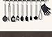 10 Piece Silicone Cooking Utensils Set with Stainless Steel handles By Chef Essential