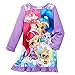 Nickelodeon Girls' Little Nightgown, Shimmer and Shine Plum Sparkles, 4