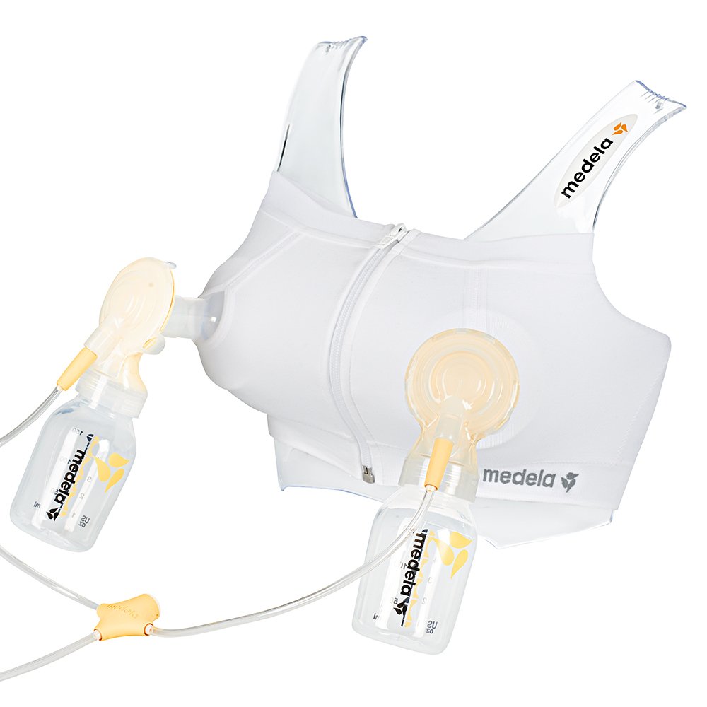 Medela Women's Easy Expression Bustier - for Comfortable, Hands-Free Breast Pumping, Compatible with All Breast Pumps