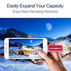 WANSENDA OTG USB Flash Drive 2 in 1 USB Photo Stick