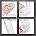 Realistic Dildo, Louviva 7 Inch Clear Jelly Dildo with Suction Cup for Women- Perfect Christmas Gift