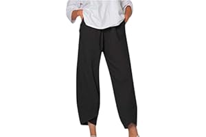 Pants for Women 2026 Elastic Sports Outdoor Summer Pants Workout Flowy Cozy Trendy Spring Beach Joggers with Pockets