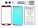 Samsung Galaxy S4 Glass Screen Red Replacement Kit with DM Tools, DM Sticky Adhsive, and Instructions Included I9500 I9505 I545 M919 I337 L720 R970 - DIYMOBILITY