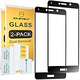 [2-PACK]-Mr Shield For Huawei Mate 9 Lite [Tempered Glass] [Full Cover] [Black] Screen Protector with Lifetime Replacement Warranty