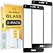 [2-PACK]-Mr Shield For Huawei Mate 9 Lite [Tempered Glass] [Full Cover] [Black] Screen Protector with Lifetime Replacement Warranty
