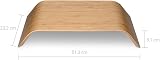 kalibri Bamboo Monitor Stand Universal Desktop Wood Holder 53x25.5x9.5 cm view 4