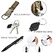 Lanqi 16 Pieces Survival kit, Professional Emergency Camping Gear for Car, Camping, Hiking, Climbing -Father's Day Birthday Gift for Him Men Dad Boyfriend