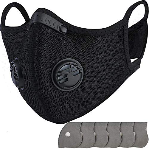 Dust Mask, AUPSEN Adjustable Respirator Mask, Activated Carbon N99 Filter and 5-layer Filter Cotton, Reusable Breathing Mask for Pollen Allergy Woodworking Mowing Running Cycling Outdoor Activities - Thumbnail 7
