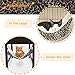 Pecute Cat Kitten Hanging Hammock Bed Pad Pet Cat Cage Comforter Large