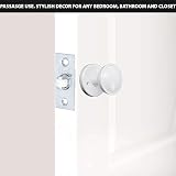 TERF Adjustable Roller Catch Polished Nickel Door Latch with Fixing Screw view 5