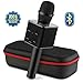 Mike, Wireless Karaoke Microphone, Handheld Portable Bluetooth Mic, Connects to Android, iOS, and Computers - Black