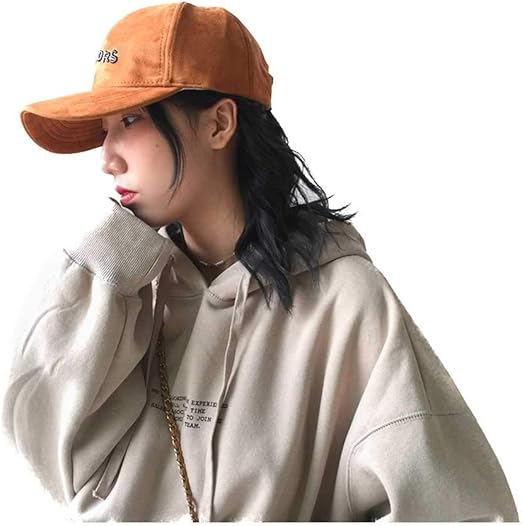 caramel suede baseball cap