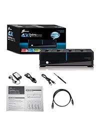 Mediasonic 4 Bay Base para 2.5" 3.5" Tasa de transferencia de disco duro SATA HDD SSD   Apoyo 8TB HDD & 6,0 Gbps USB 3.0 & esata HDD