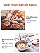 Habor Digital Cooking Kitchen Thermometer Instant Read Sensor with Foldable Probe for Food Baking Liquid Meat BBQ Grill Smokers, Classic Black