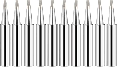 Saipor 10pcs 900M-T 2.4D Solder Tips for 900M-T Soldering Station